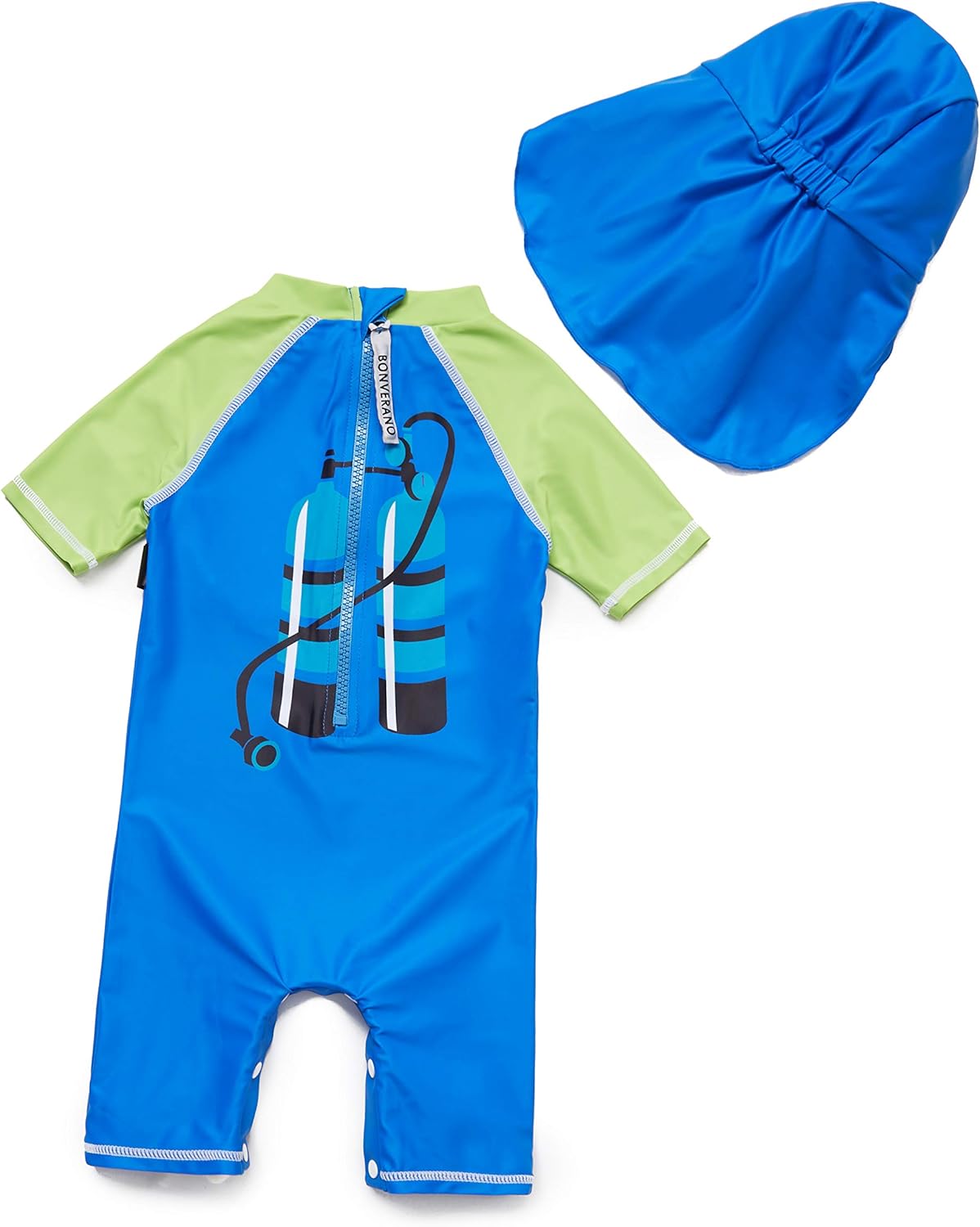 Thumbnail 2 de BONVERANO Baby Jungen Badeanzug mit UV-Schutz 50+ und Reißverschluss – 1 Stück