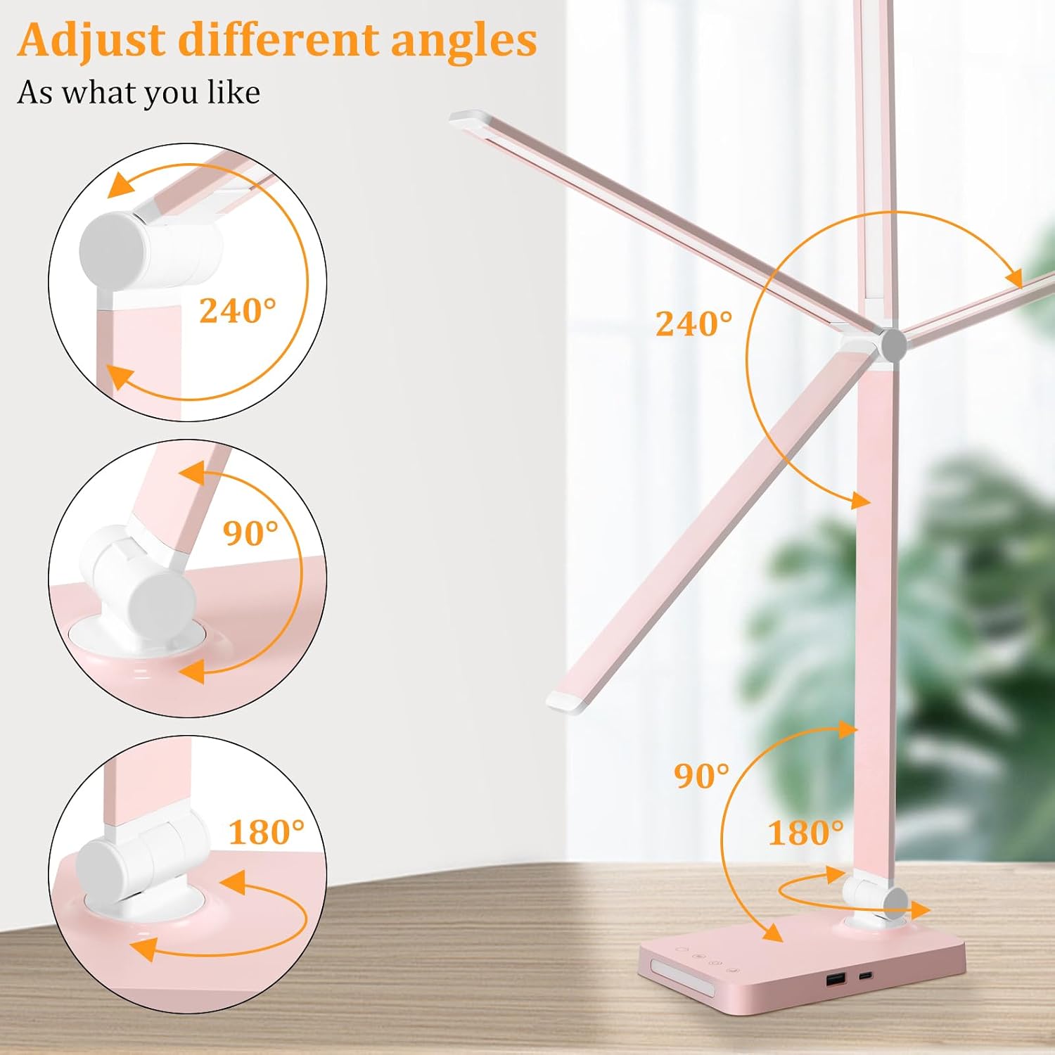 Detalle 2 de LED Desk Lamp with USB Ports