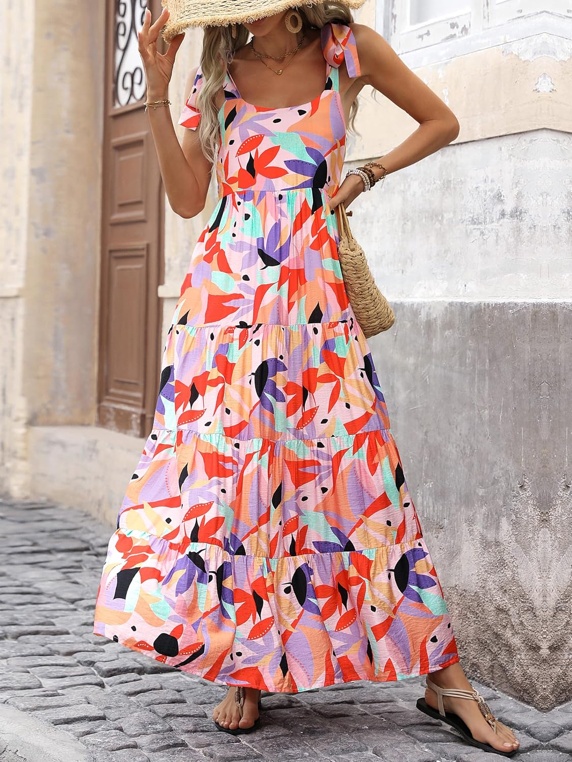 Thumbnail 4 de PrettyGarden Floral Summer Maxi Dress 2026