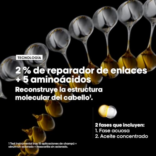 Detalle 2 de L’Oréal Professionnel Aceite Bifásico Reparador 90 ml 💇♀