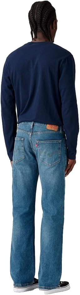 Detalle de Levi's 527 Slim Boot Cut Jeans Homme – denim moderne alliant slim et boot cut