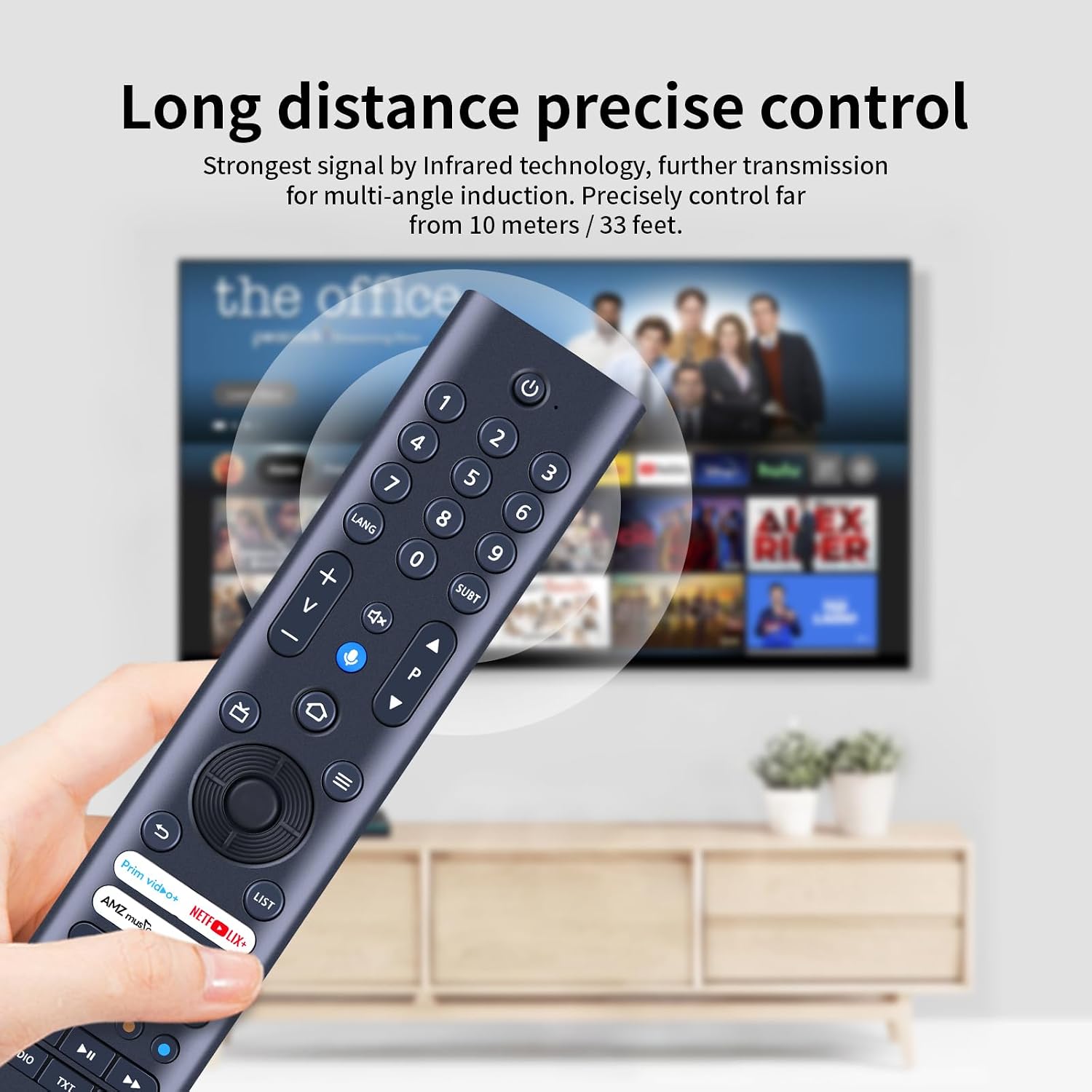Detalle de TCNOUMT CT-8576 Replacement IR Remote for Toshiba TVs