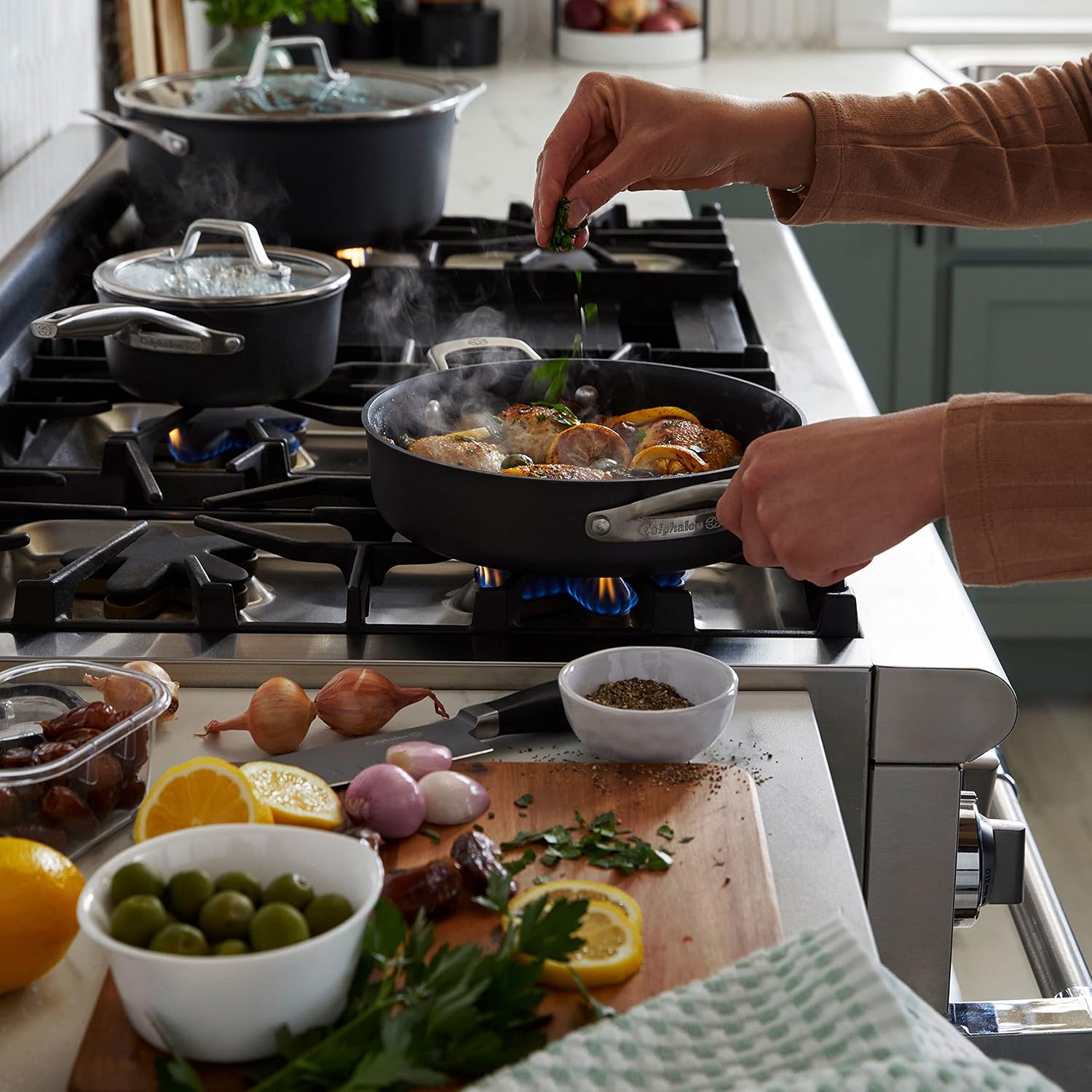 Thumbnail 6 de Calphalon Nonstick Cookware Set 11-Piece