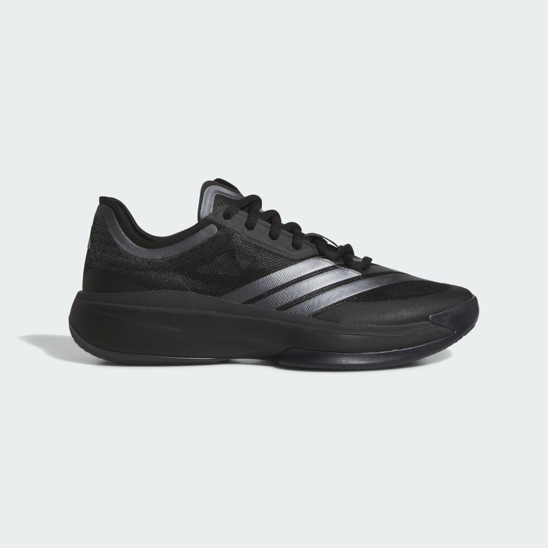 Detalle de Adizero Select 3.0 Low de Adidas: Zapatilla para entrenos rápidos en negro