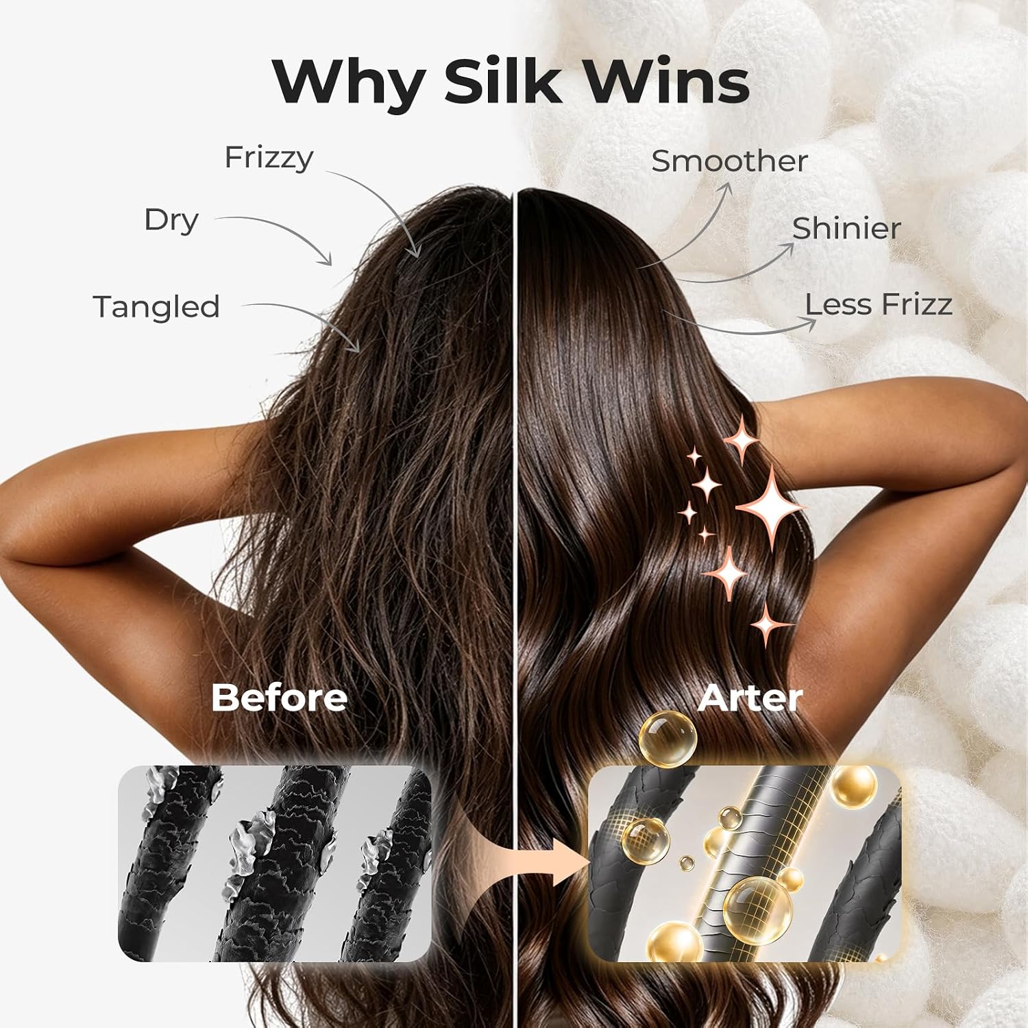 Detalle de Umisleep Silk Sleep Bonnet, 22 Momme
