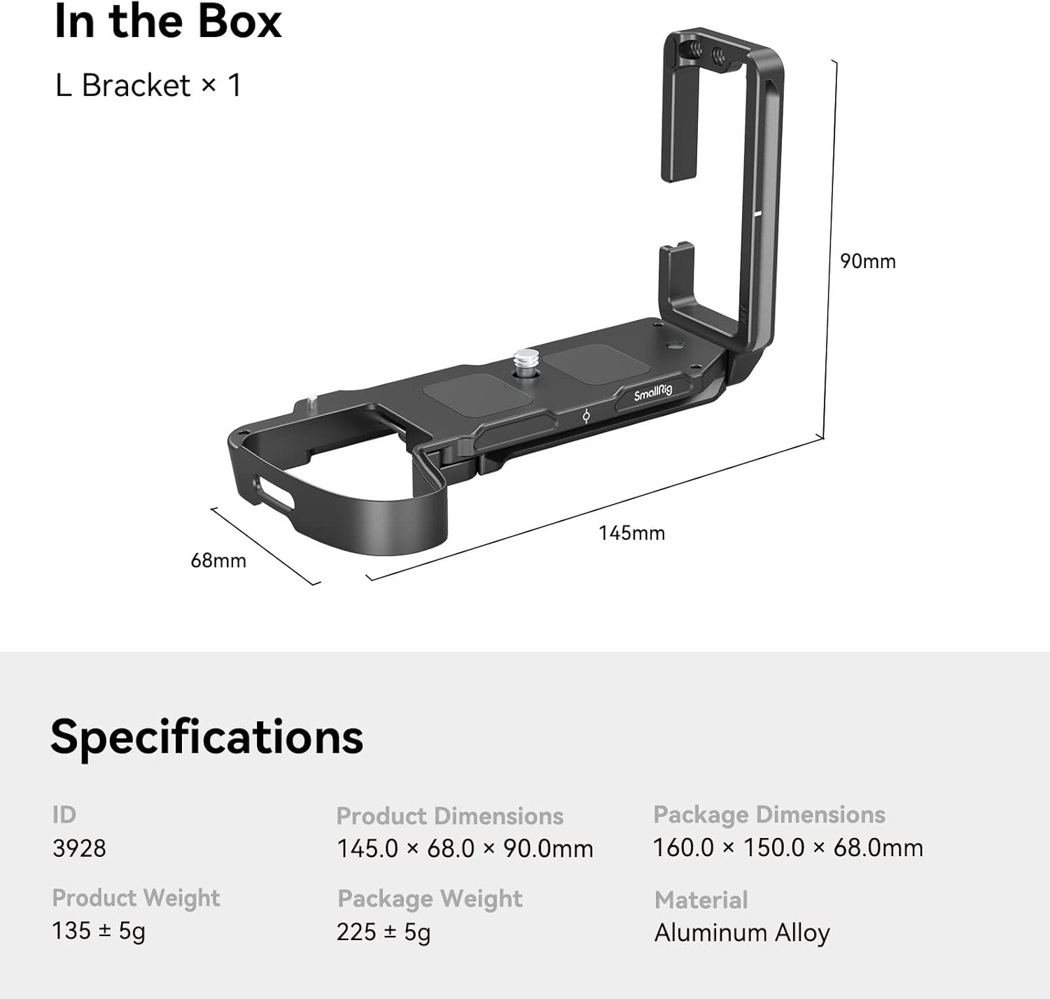 Thumbnail 6 de SMALLRIG X-H2 L Bracket Fujifilm X-H2