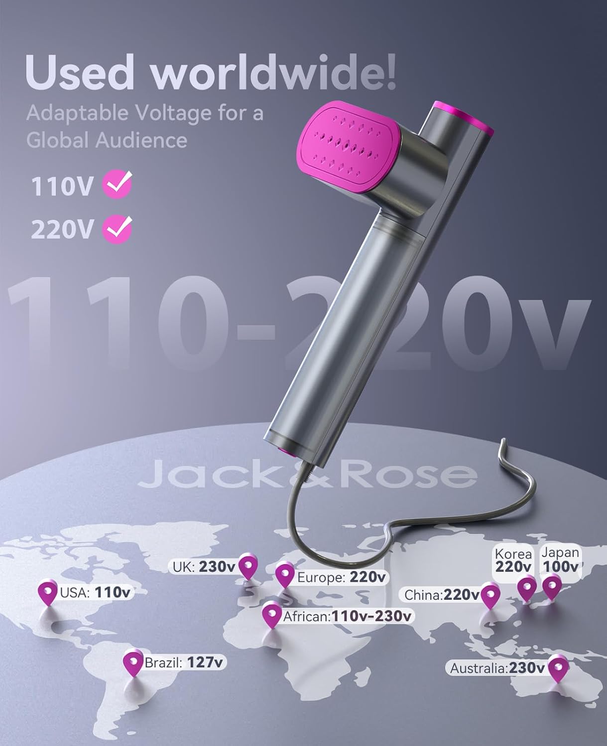 Detalle 2 de Jack & Rose K1 Travel Steamer 1000W