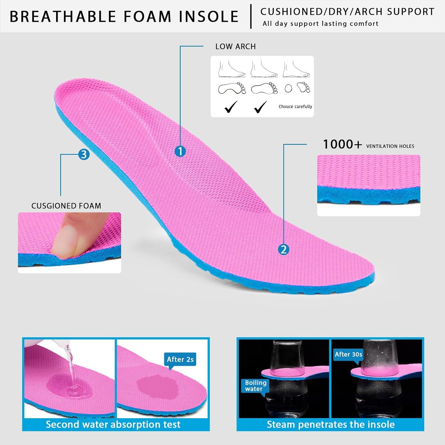Thumbnail 4 de Myzmnk Womens Trainers Air Cushion