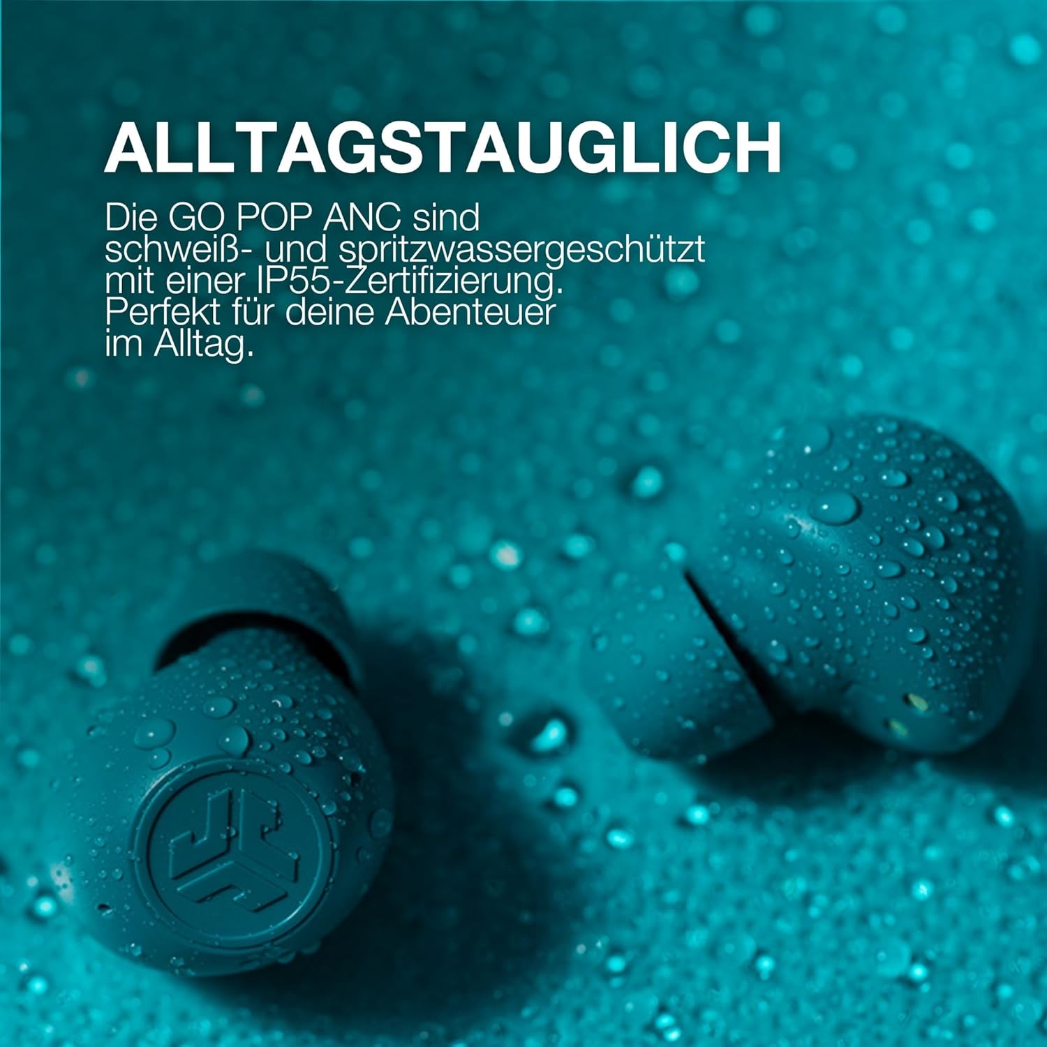 Thumbnail 6 de JLab Go Pop ANC In-Ear Bluetooth-Kopfhörer (True Wireless) mit ANC, Multipoint & IP55