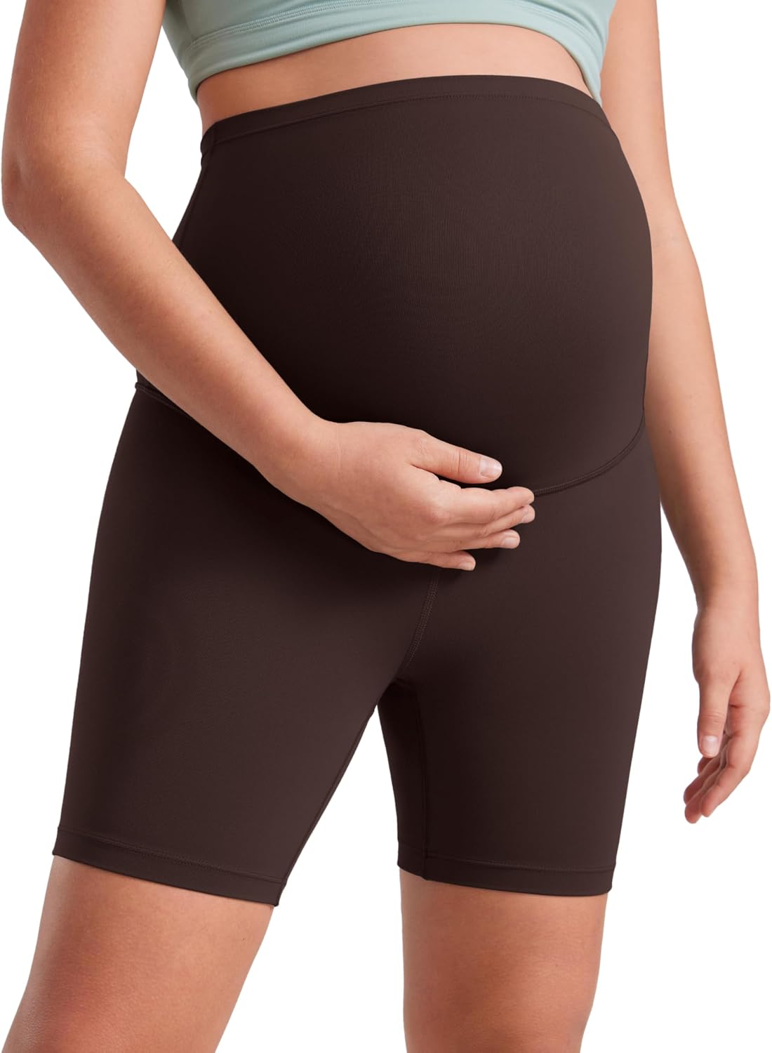Thumbnail 6 de CRZ YOGA Donna Butterluxe maternità: pantaloncini sopra la pancia per yoga e corsa, -10/15 cm