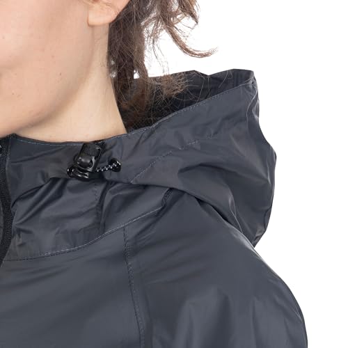 Thumbnail 9 de Trespass Unisex Waterproof Packaway Jacket Qikpac Flint – Size L