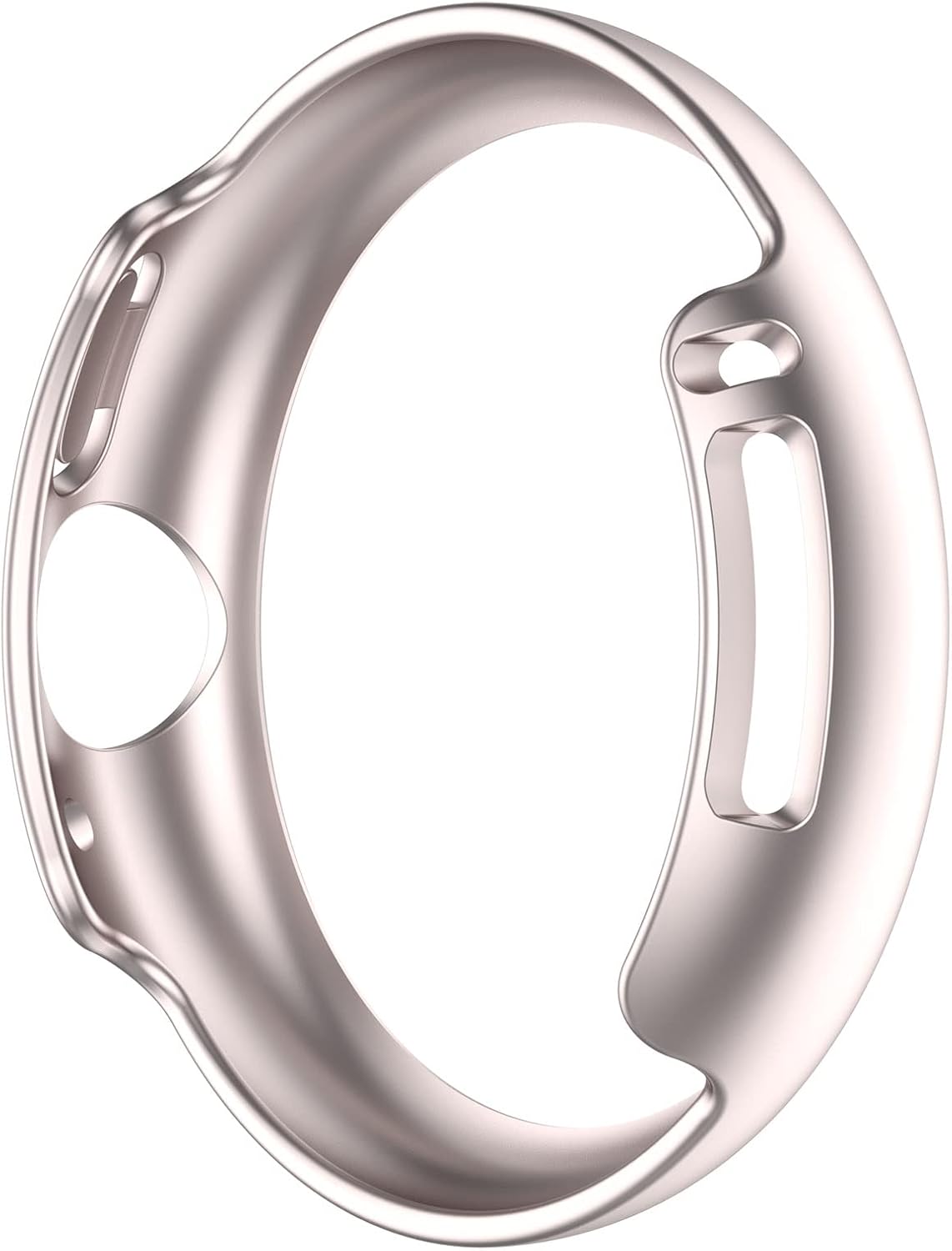Detalle de Panda Bobo Case for Google Pixel Watch 2/Watch 1 – Ultra-Light Hard PC Frame Protective Cover (Star Silver)