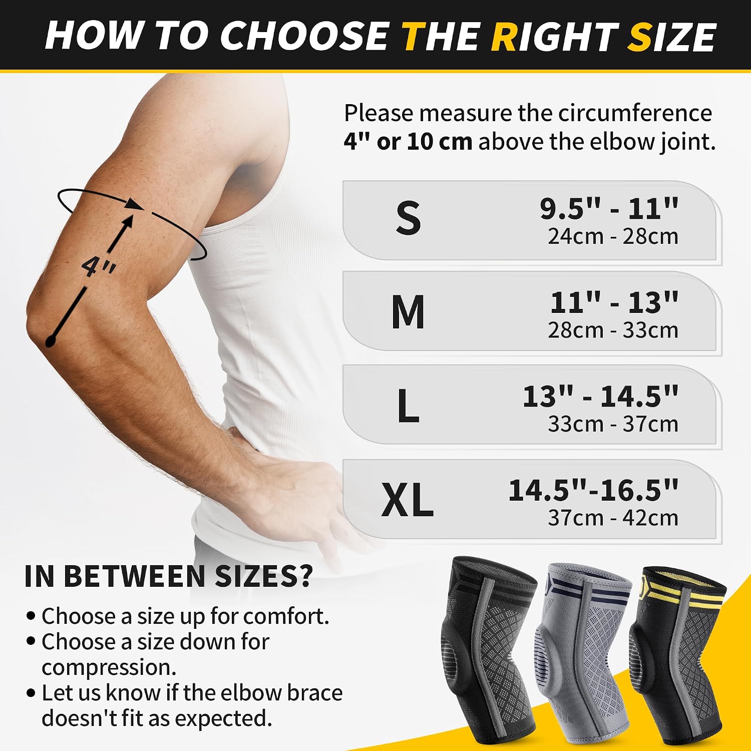 Detalle 2 de CAMBIVO Elbow Support 2 Pack