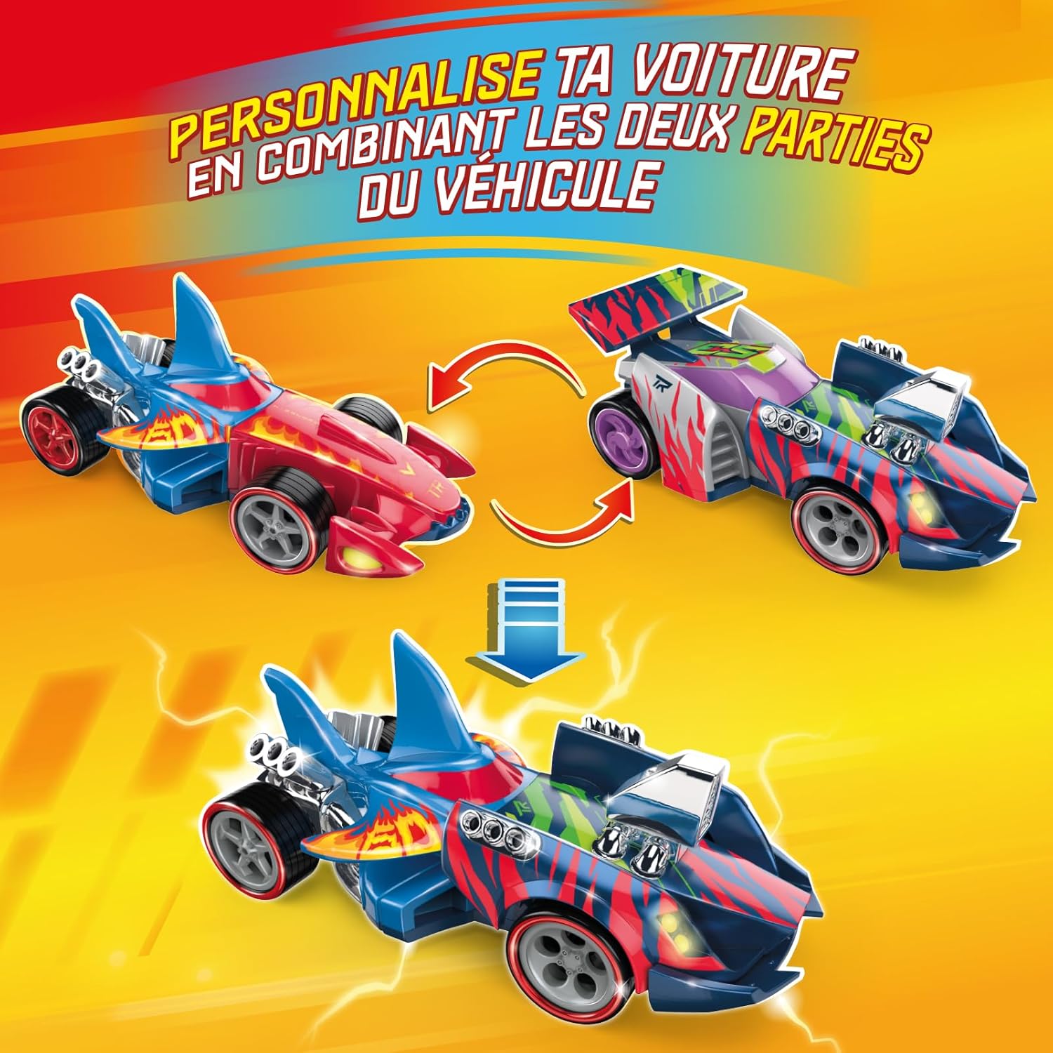 Detalle de T-Racers Mix ´N Race – Collection de 10 Voitures à Collectionner