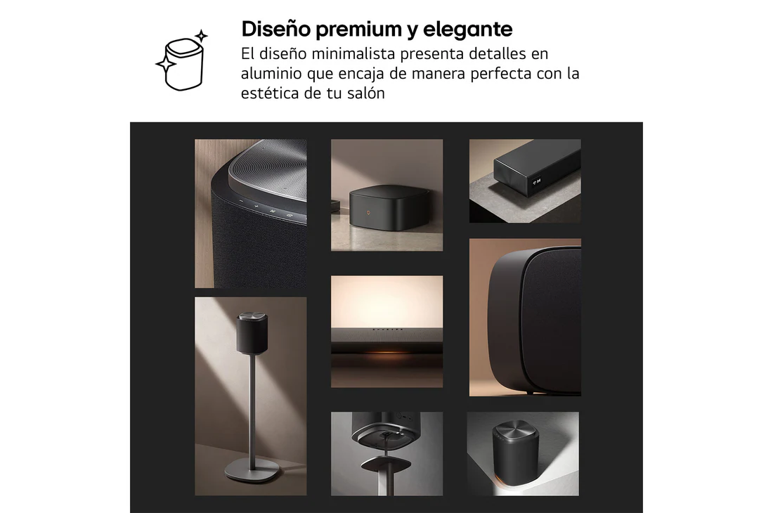 Detalle de LG Sound Suite H7: Barra de sonido con Dolby Atmos FlexConnect