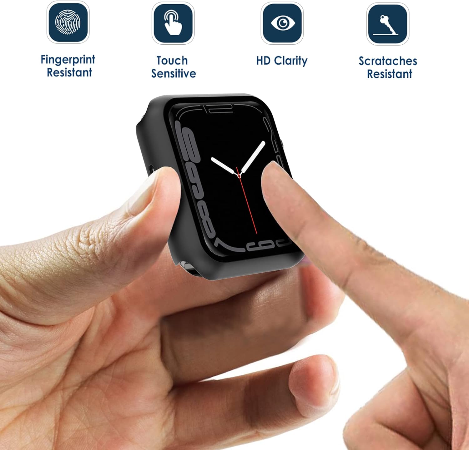 Thumbnail 4 de Simpeak – Coque 2 en 1 et Protection Écran HD 9H pour Apple Watch 45mm Series 7/8/9