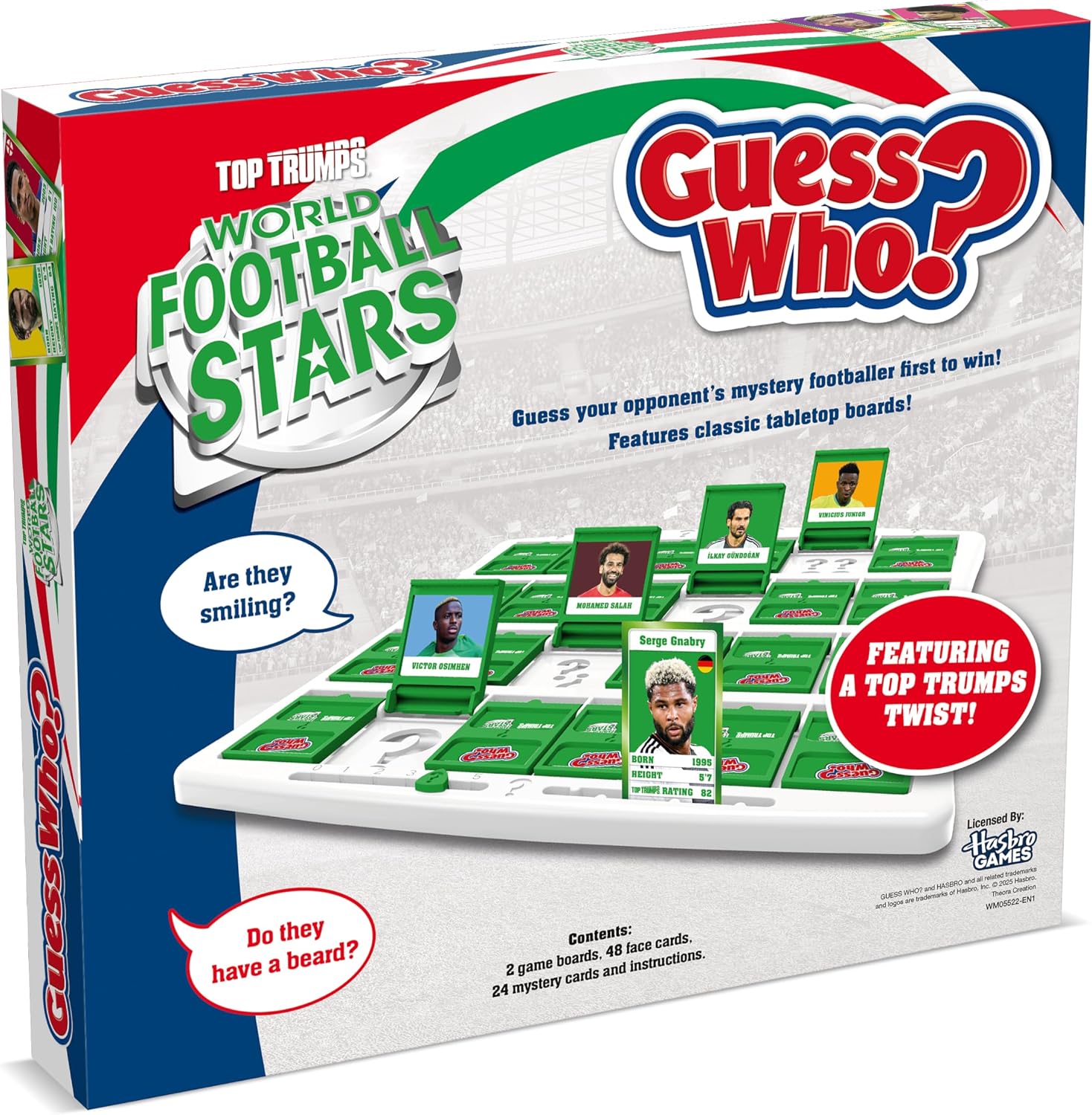 Detalle de Winning Moves World Football Stars Guess Who? board game (ages 6+)