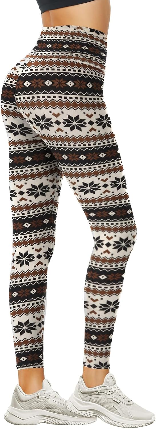 Thumbnail 6 de DDOBB High Waisted Tummy Control Black Leggings for Women (Regular & Plus Size)