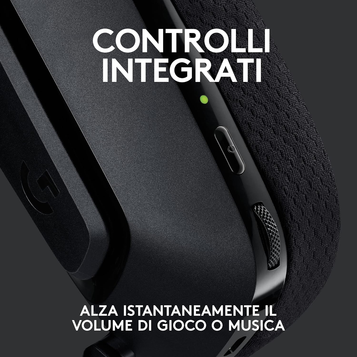 Thumbnail 6 de Logitech G G535 LIGHTSPEED cuffie gaming wireless con microfono flip-to-mute (USB) per PC, PS4 e PS5