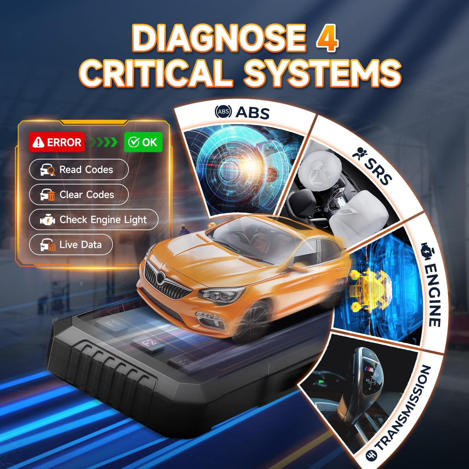 Detalle de FOXWELL NT614 Elite OBD2 Scanner 2025
