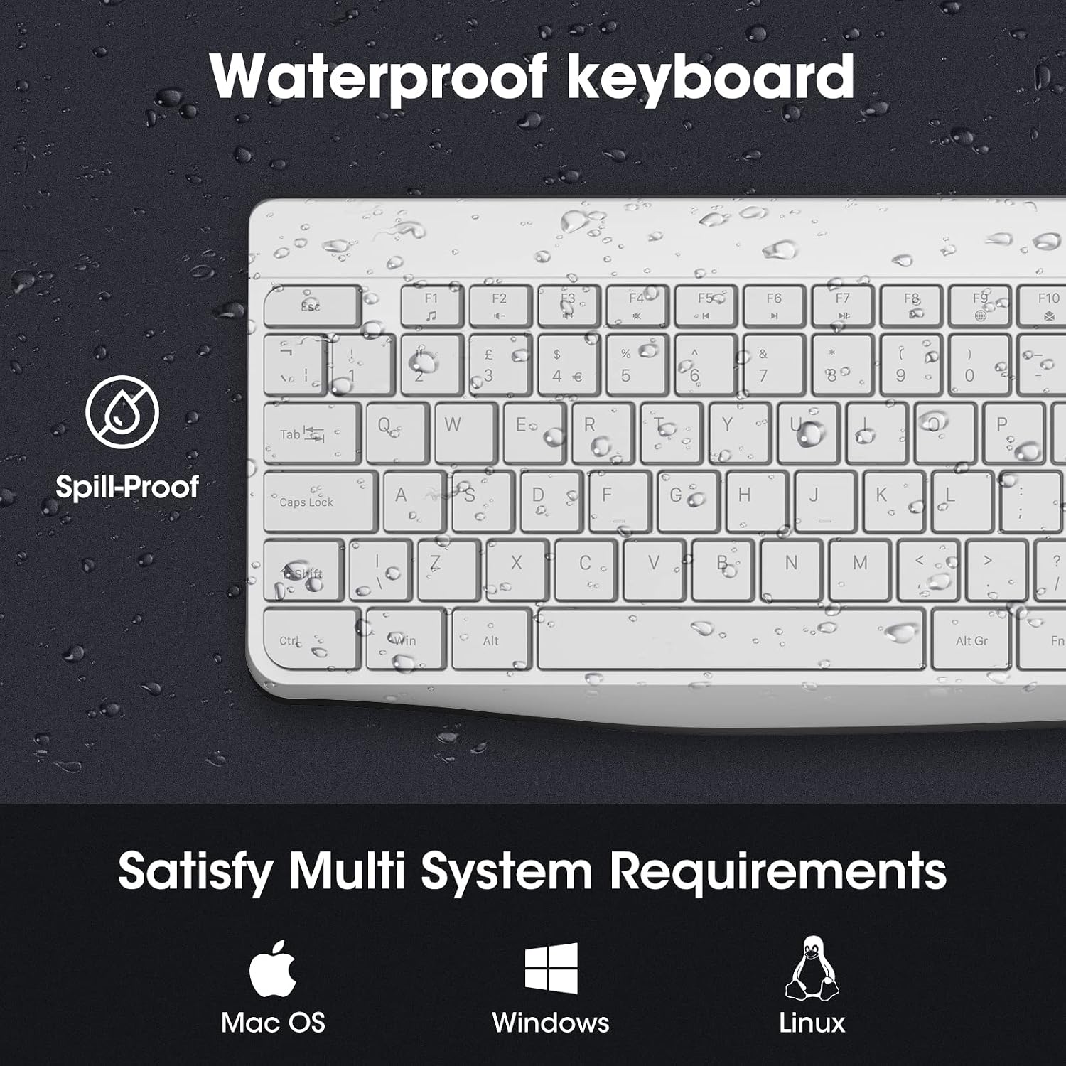 Thumbnail 2 de KOORUI Wireless Keyboard and Mouse Combo