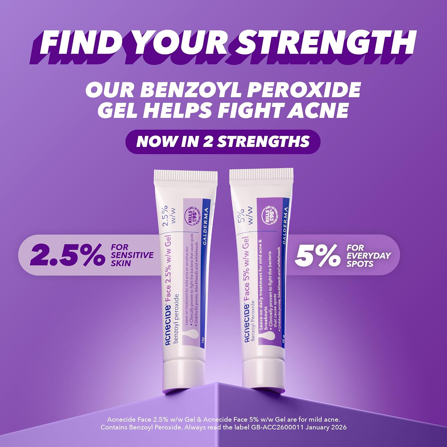 Detalle de Acnecide Face Gel 5% Benzoyl Peroxide 15g – a pragmatic option for mild acne relief
