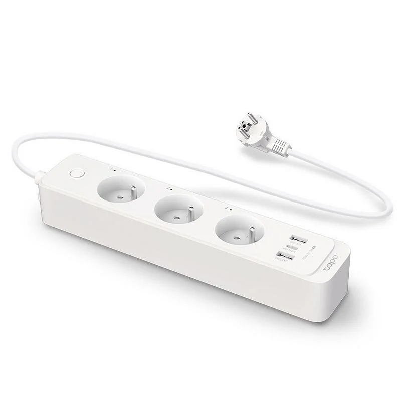 Thumbnail 1 de TP-Link Tapo P300 Regleta Inteligente WiFi 3 Tomas + 3 USB Carga Rápida Blanca