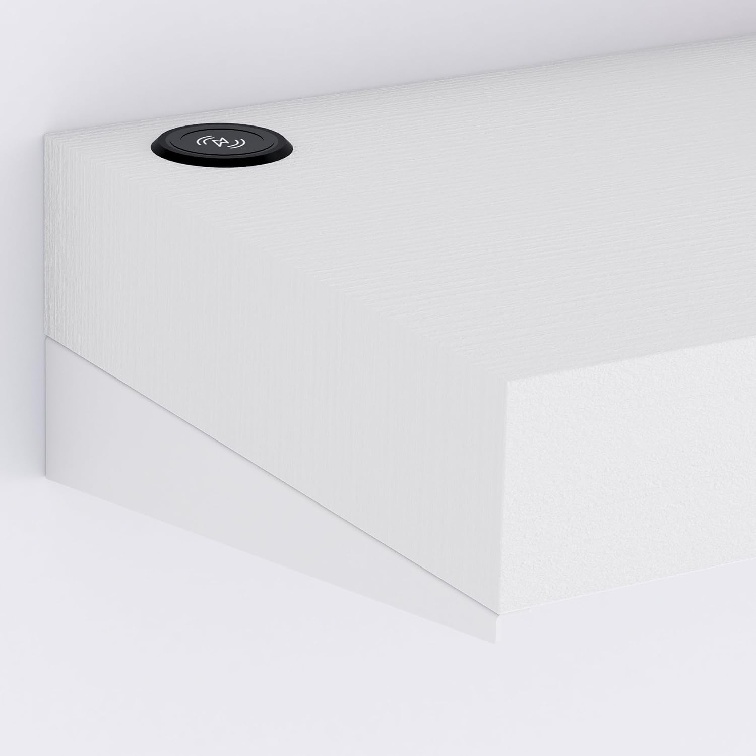 Thumbnail 2 de Mobili Fiver Evolution 120x40 — Support TV mural en Frêne Blanc avec chargeur sans fil (Made in Italy)
