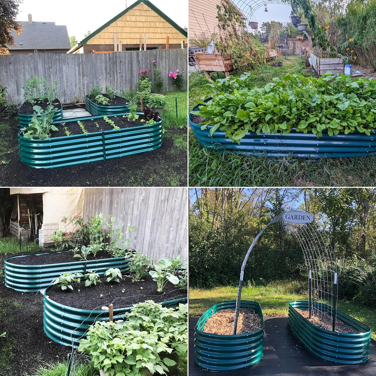 Thumbnail 4 de 8x3x1.5ft Galvanized Raised Garden Bed by Tramull