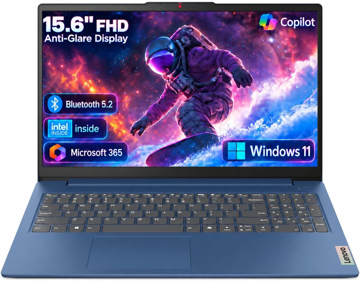 Detalle de Lenovo laptop with 15.6-inch display