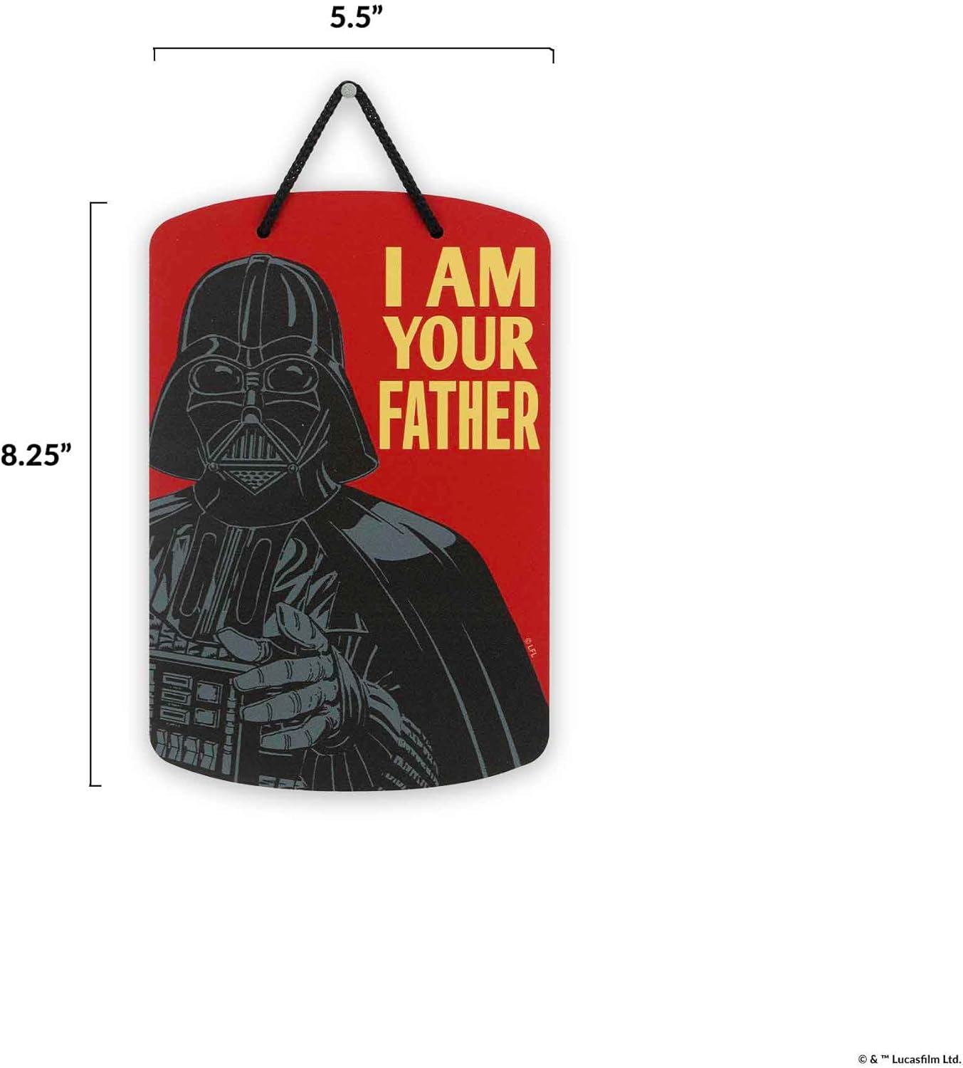 Thumbnail 5 de Disney Star Wars Darth Vader "I Am Your Father" Metal Sign 🎬