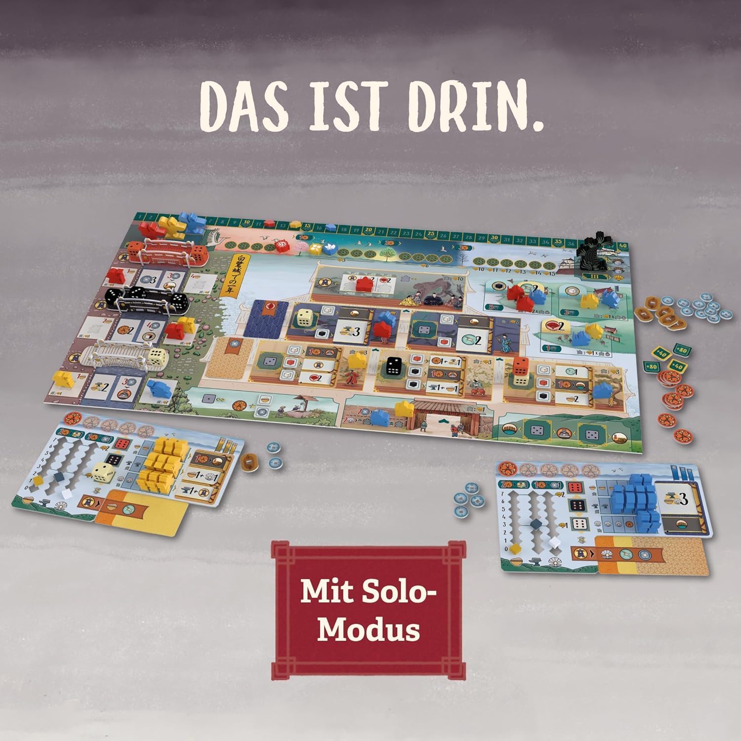 Thumbnail 2 de KOSMOS 683948 „Die weiße Burg“ – Strategiespiel mit besonderem Würfel-Mechanismus (1–4 Spieler, ab 12 Jahren)