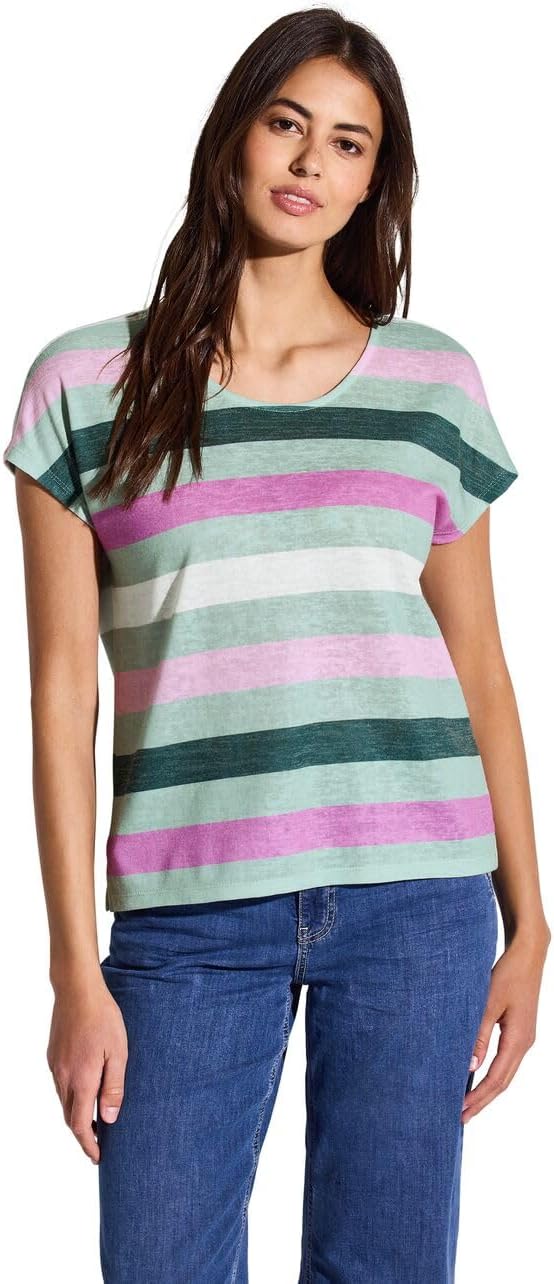 Thumbnail 6 de Damen Gestreiftes T-Shirt 1 Stück