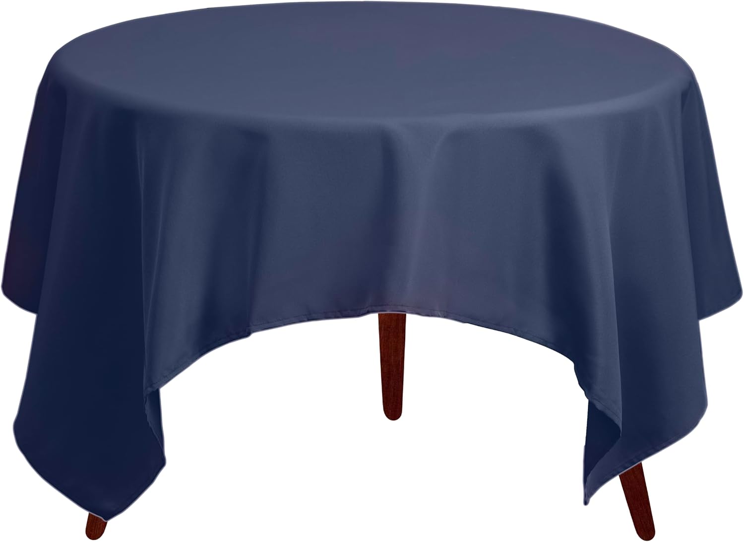 Detalle 2 de Gee Di Moda 70 x 70 Inch Square Tablecloth Navy Blue