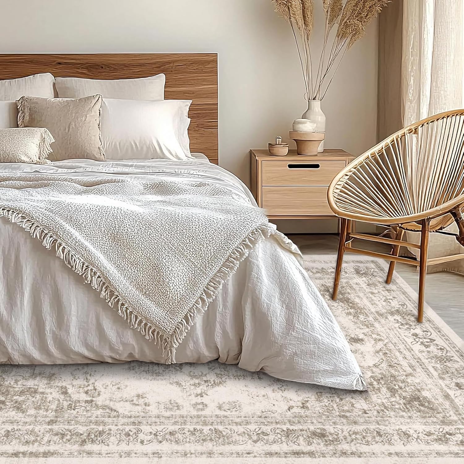 Thumbnail 2 de HUGEAR Vintage Beige Rug 180x270cm