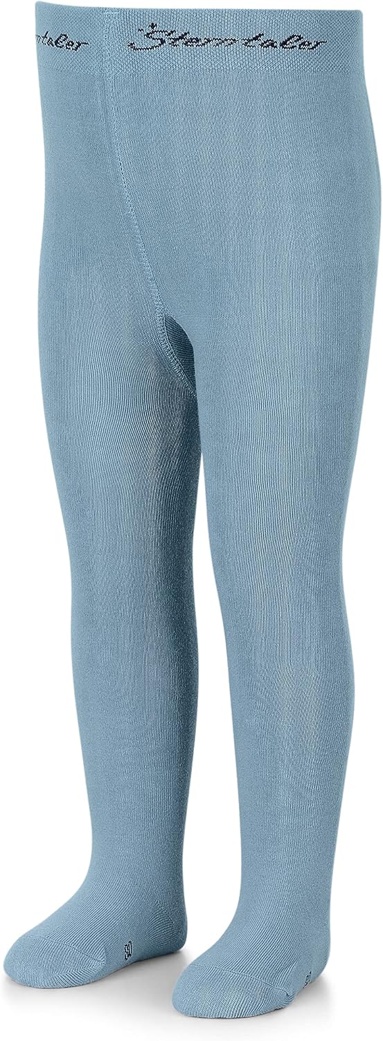 Detalle de Sterntaler Unisex Baby-Strumpfhose 8721400 (graublau) – weich, pflegeleicht und für empfindliche Babyhaut