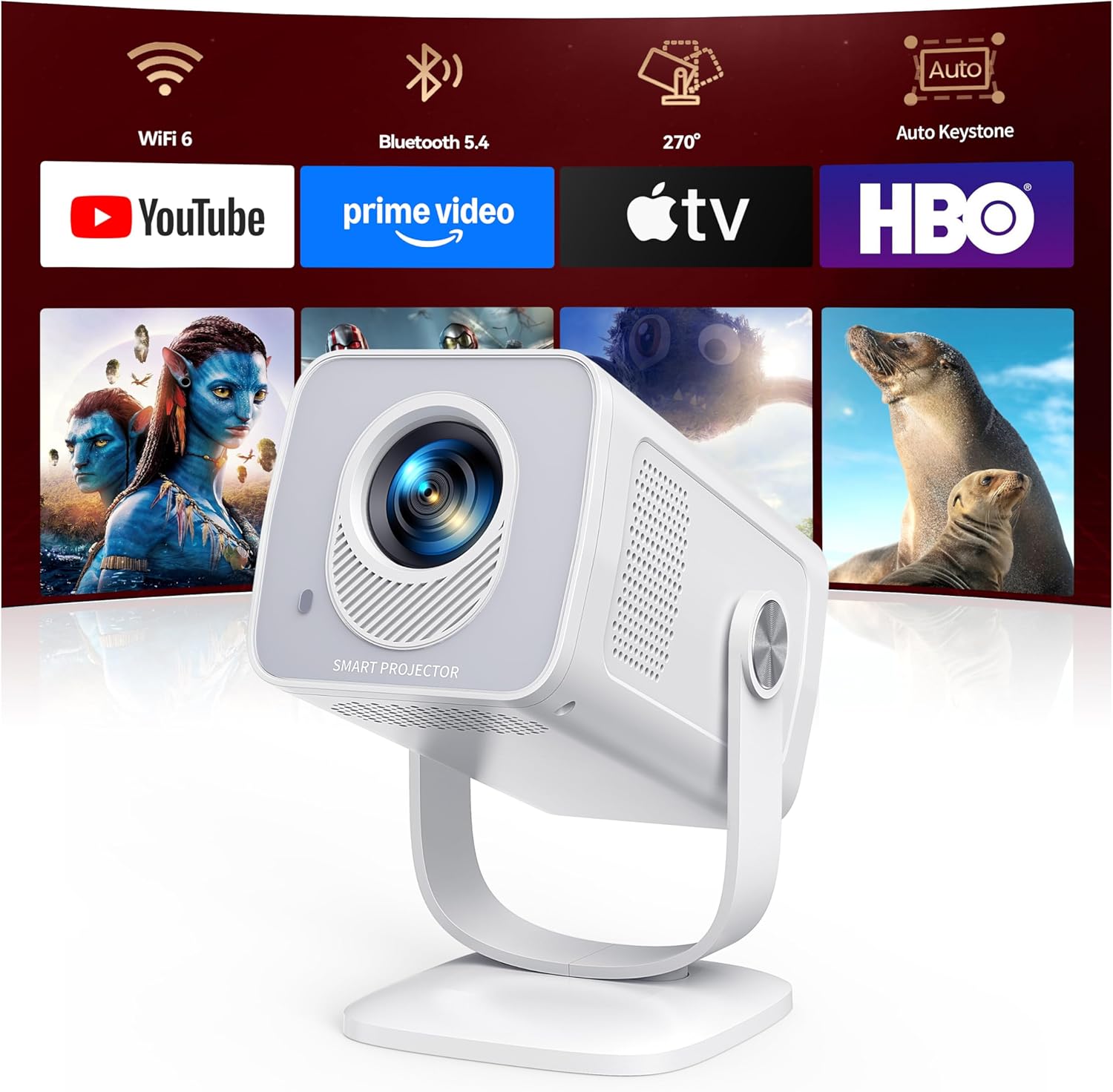 TOPTRO TP2 Proiettore portatile 720P 20.000 lumen