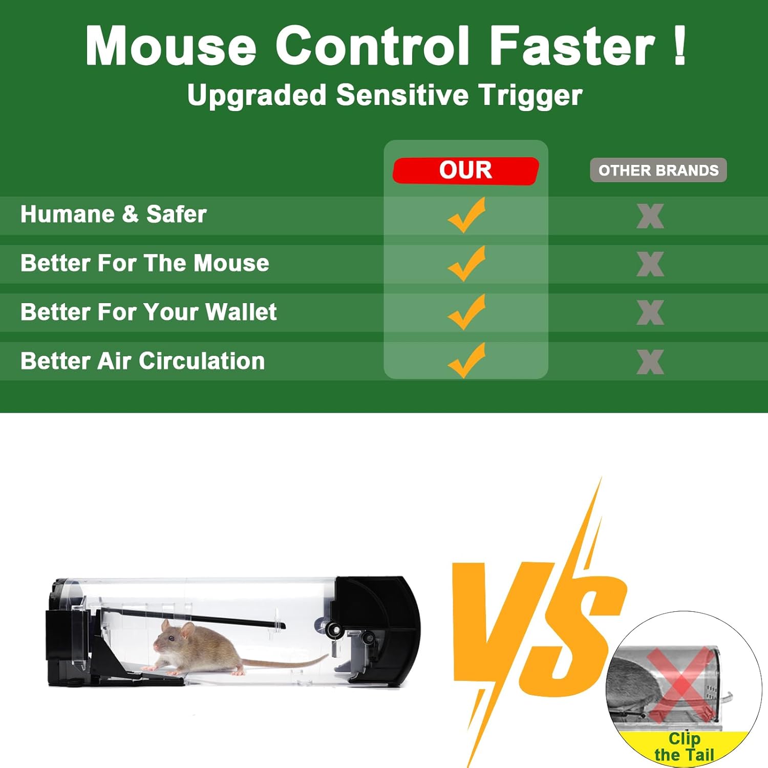 Thumbnail 4 de EGOFLYYA Humane Mouse Trap 2 pack 🐭