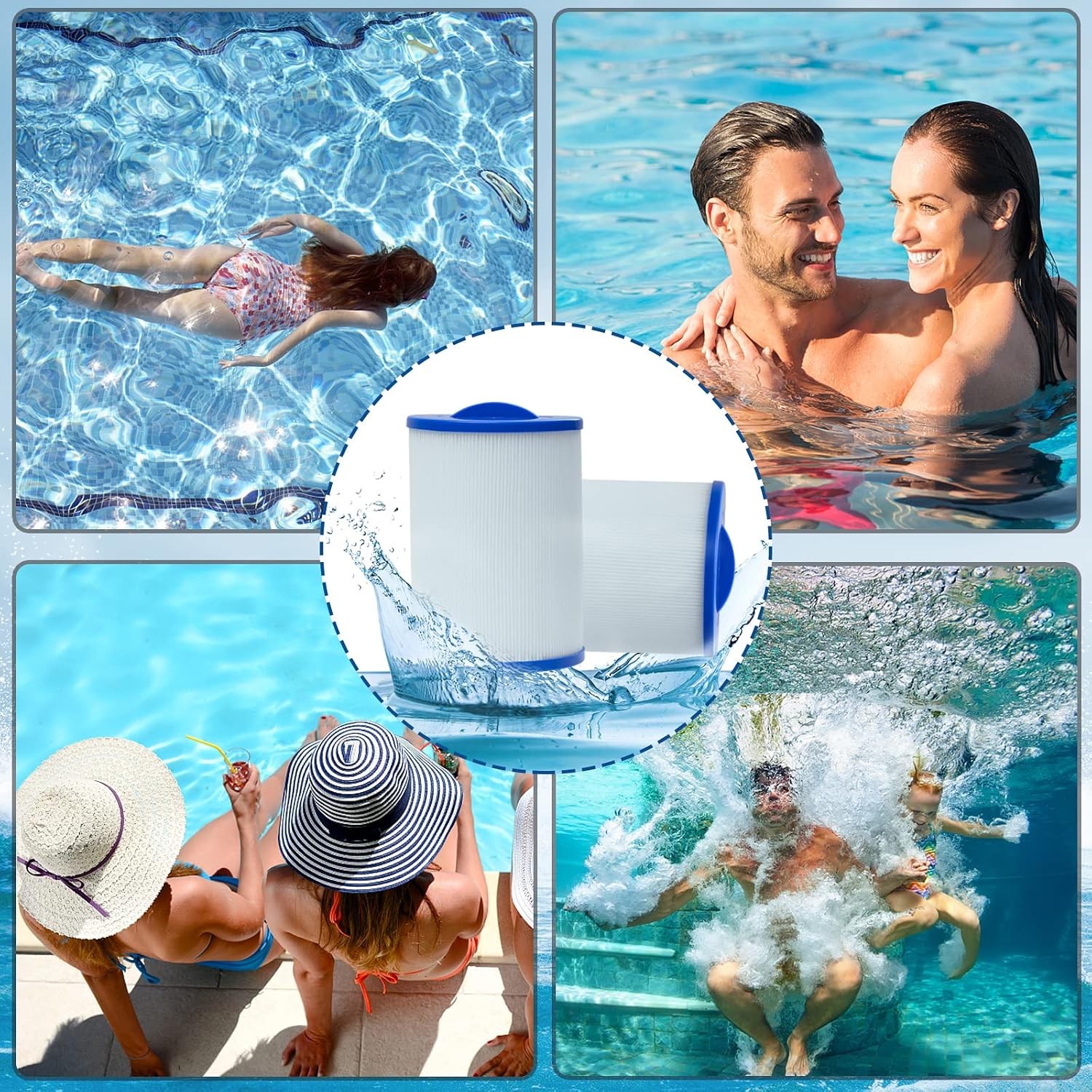 Thumbnail 6 de JEFFEL PWW50 whirlpoolfilter, 2 stuks met filteroppervlak van 45 m²