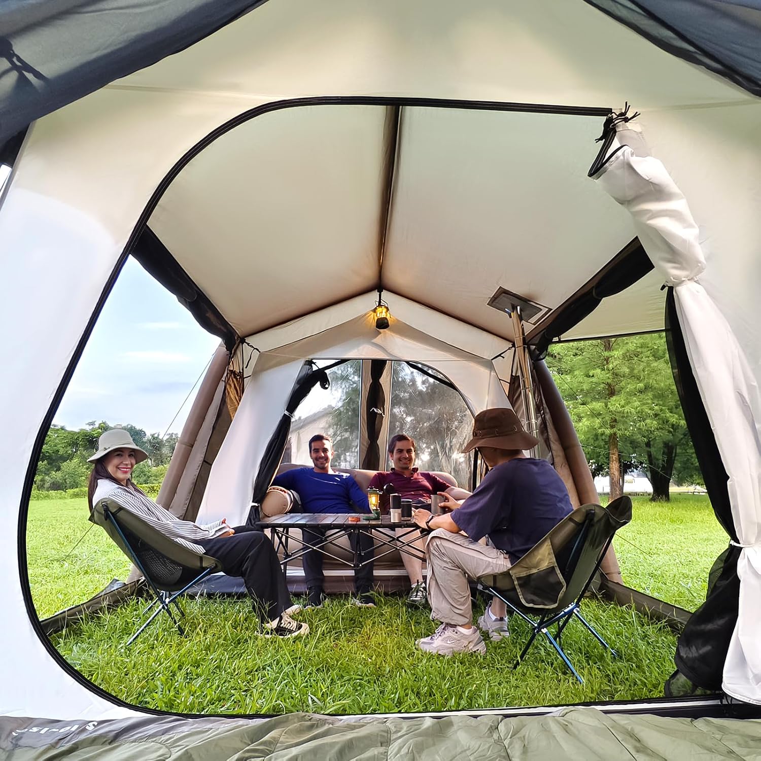 Detalle de Night Cat Inflatable Tent 8‑Man ⛺