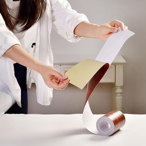 Detalle 2 de Semazz Vinilo Adhesivo para Muebles – Cinta Impermeable de Imitación Madera 8 cm x 4,57 m