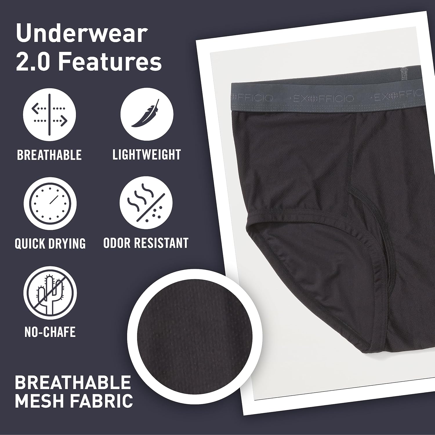 Thumbnail 2 de ExOfficio Give-N-Go 2.0 Men's Boxer Brief