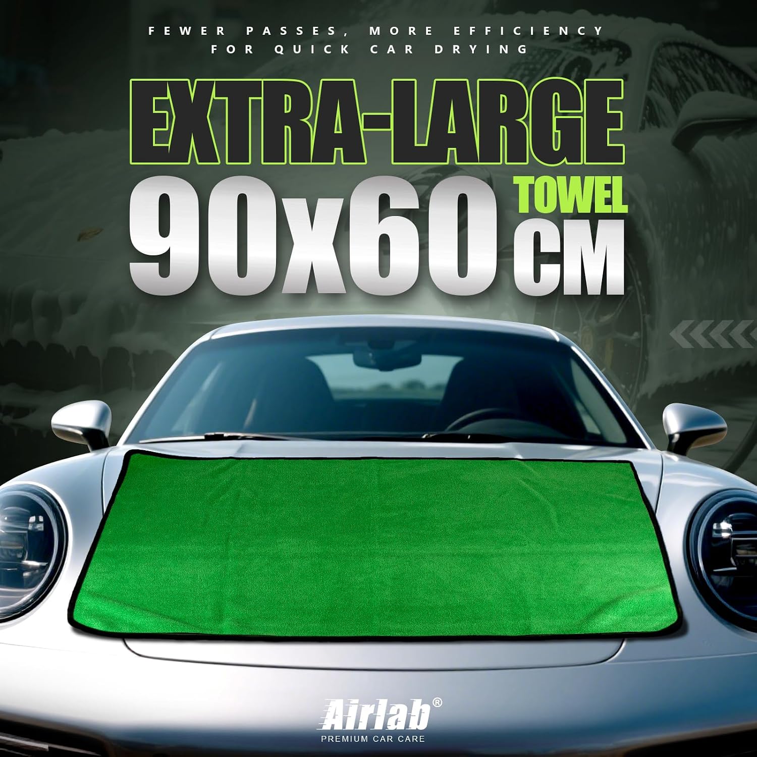 Detalle 2 de Airlab Microfiber Towels 35 x 24 Inch 🧽