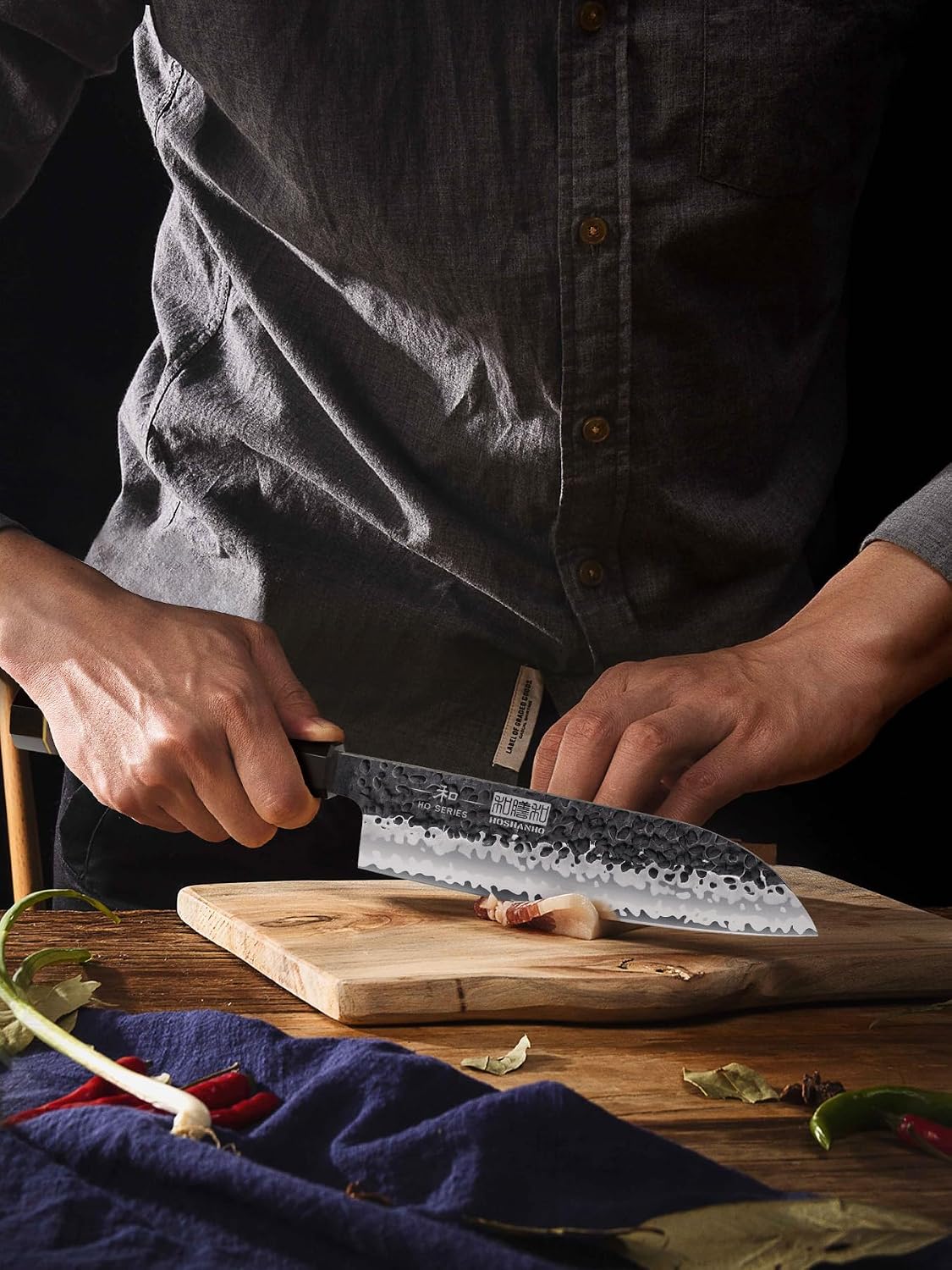 Detalle de HOSHANHO Santoku Knife, 7-inch