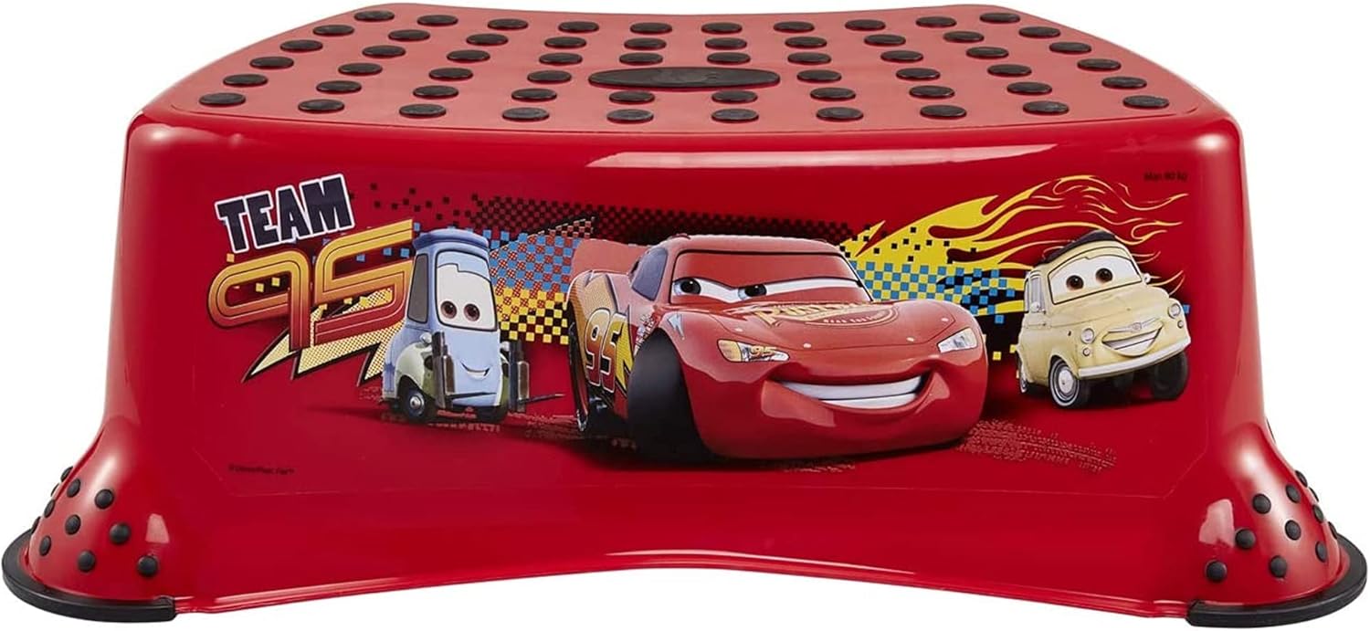 Thumbnail 2 de Keeeper Tabouret Disney Cars, 3 à 14 ans, Rouge Cerise – sécurité et accessibilité au quotidien