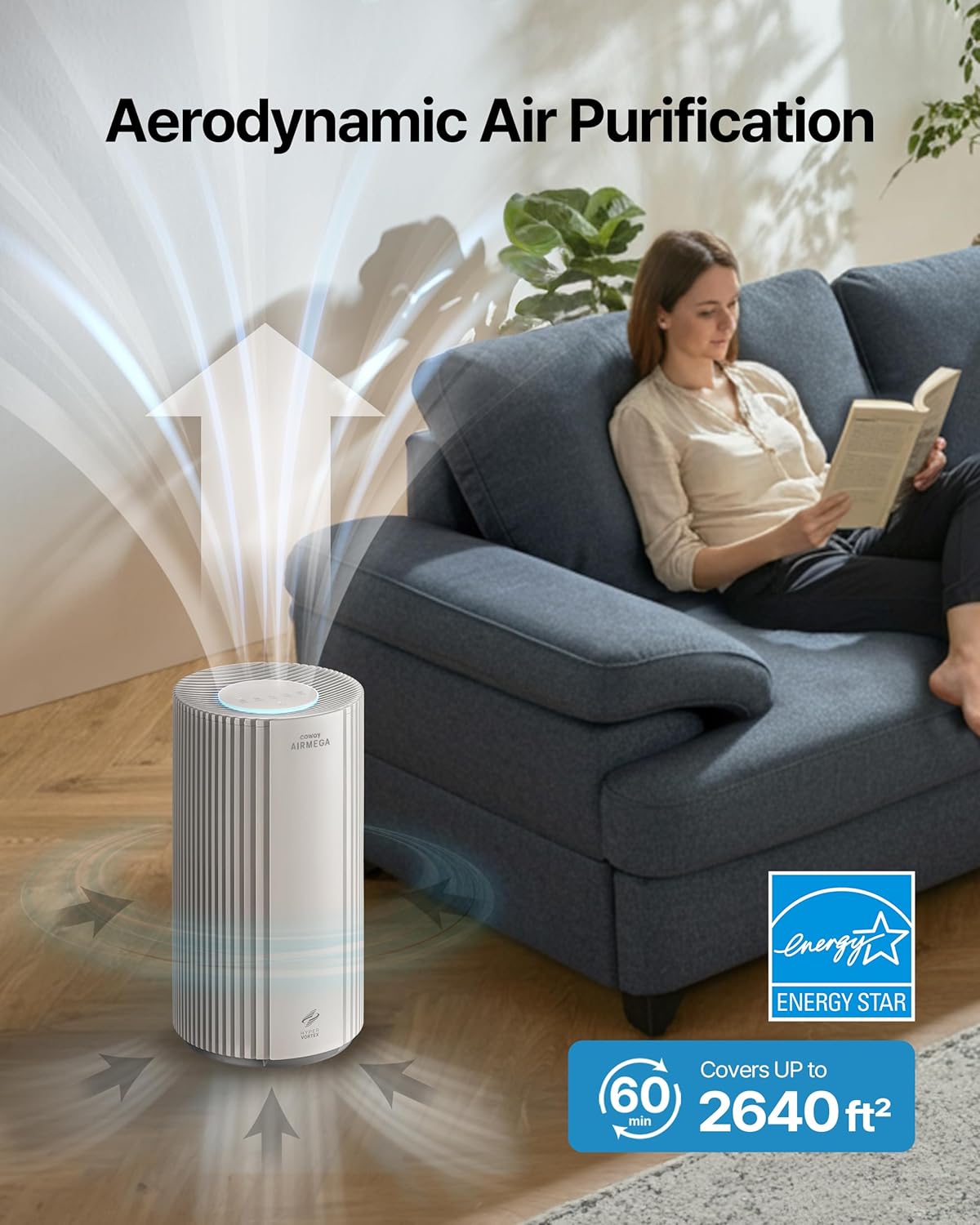 Thumbnail 2 de Coway Airmega 350 True HEPA purifier 2,640 ft²