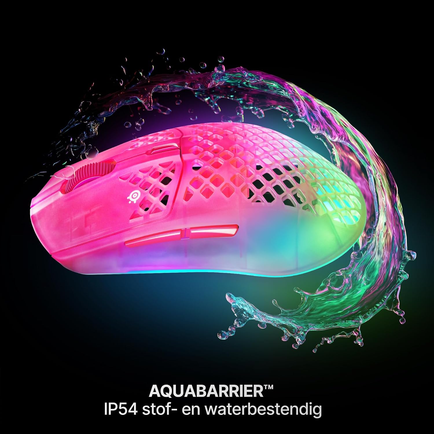 Thumbnail 6 de SteelSeries Aerox 3 Gen 2 Wireless gamingmuis, 68 g, 4K-polling, 26.000 DPI, Magenta Haze