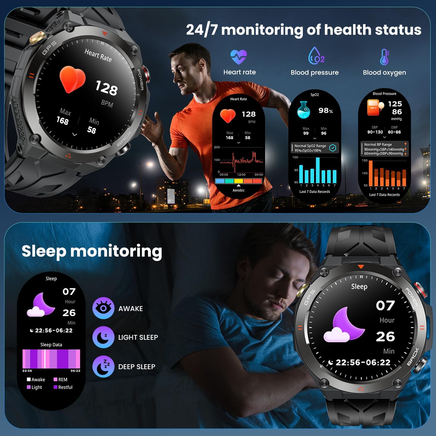 Thumbnail 6 de Orologio Smartwatch Uomo GPS Sport