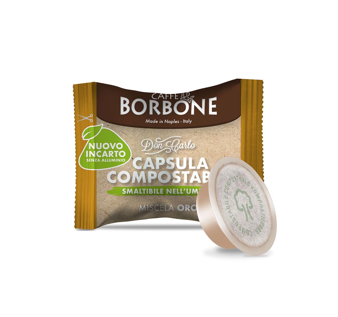 Thumbnail 6 de Caffè Borbone Don Carlo Schwarze Mischung Kapseln – 100 Stück, kompatibel mit Lavazza A Modo Mio