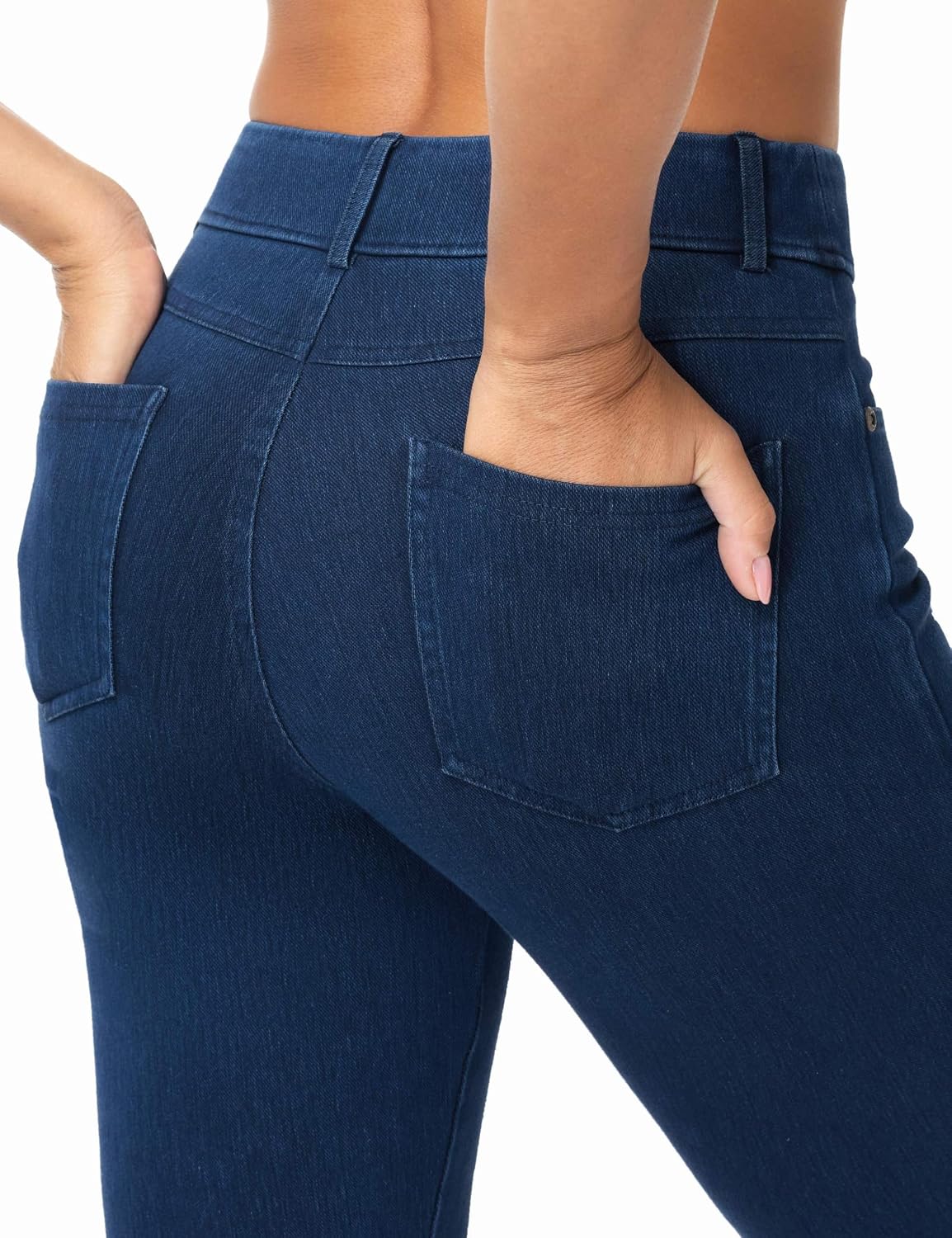 Detalle 1 de THE GYM PEOPLE Women's Flare Jeans, Stretchy Wide-Leg Denim with Pockets